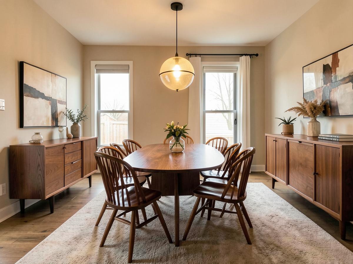 Mid-century dining room