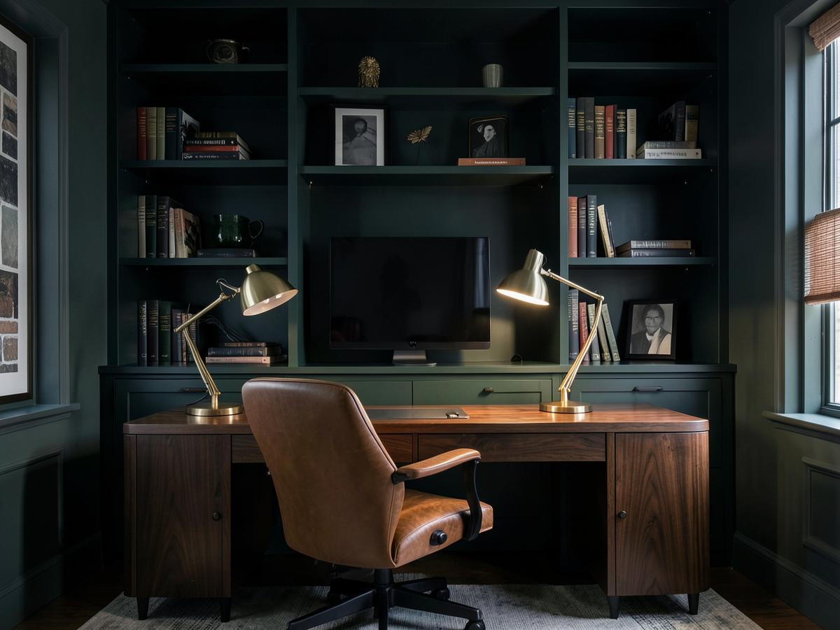 Modern classic home office