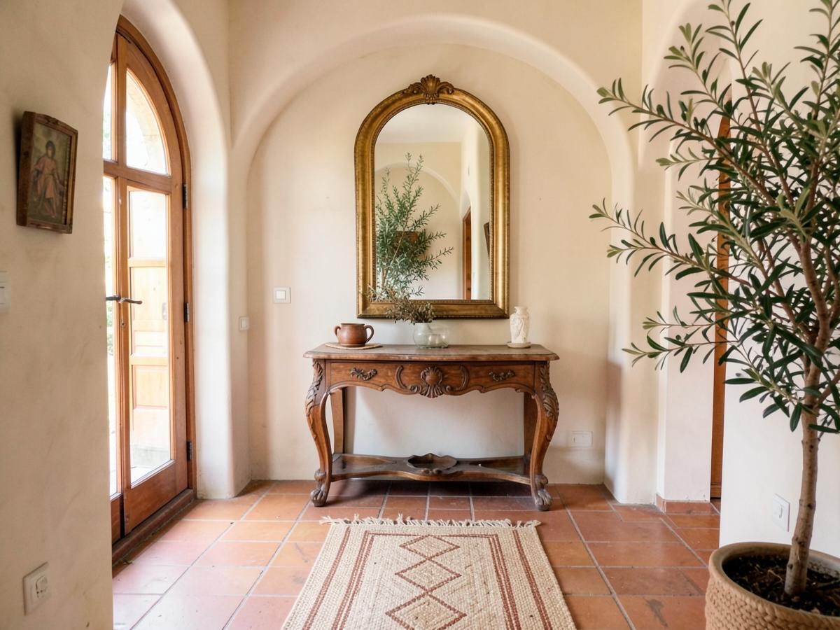 Old world entryway