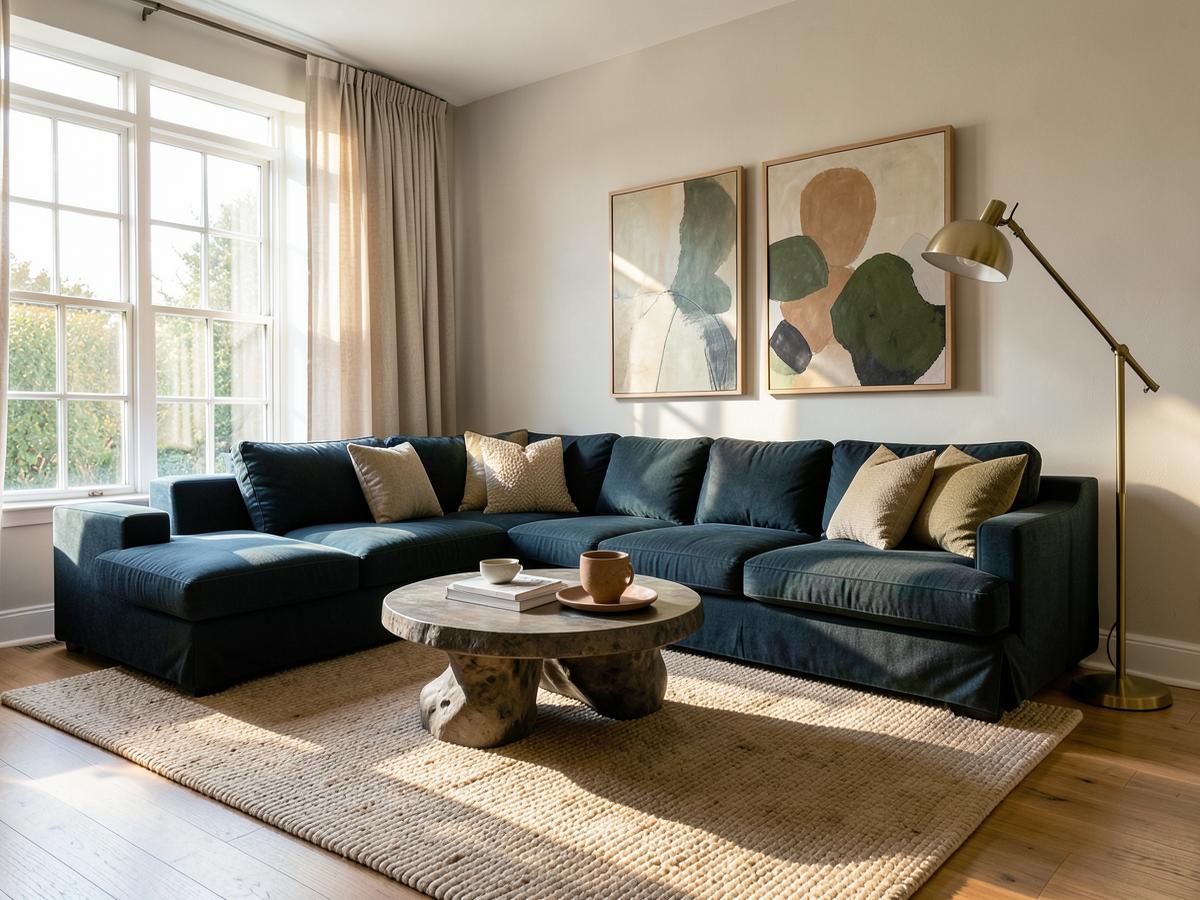 Hand-me-down sofas to a room that holds everyone after Apryl's design