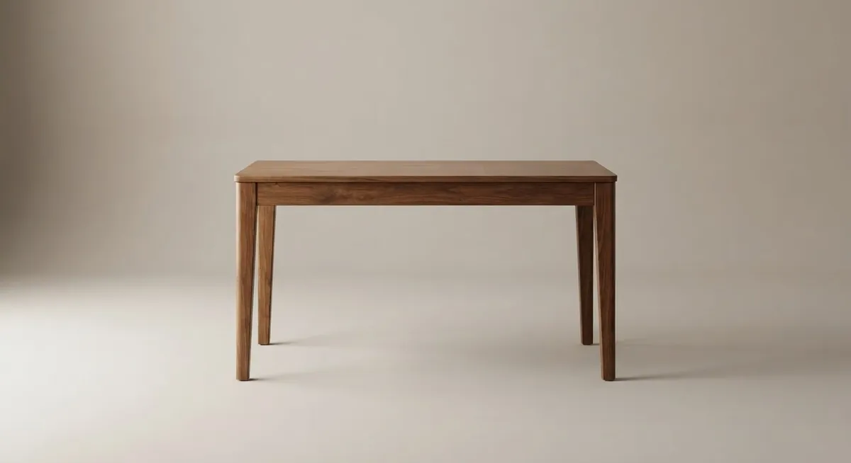 Walnut finish writing desk