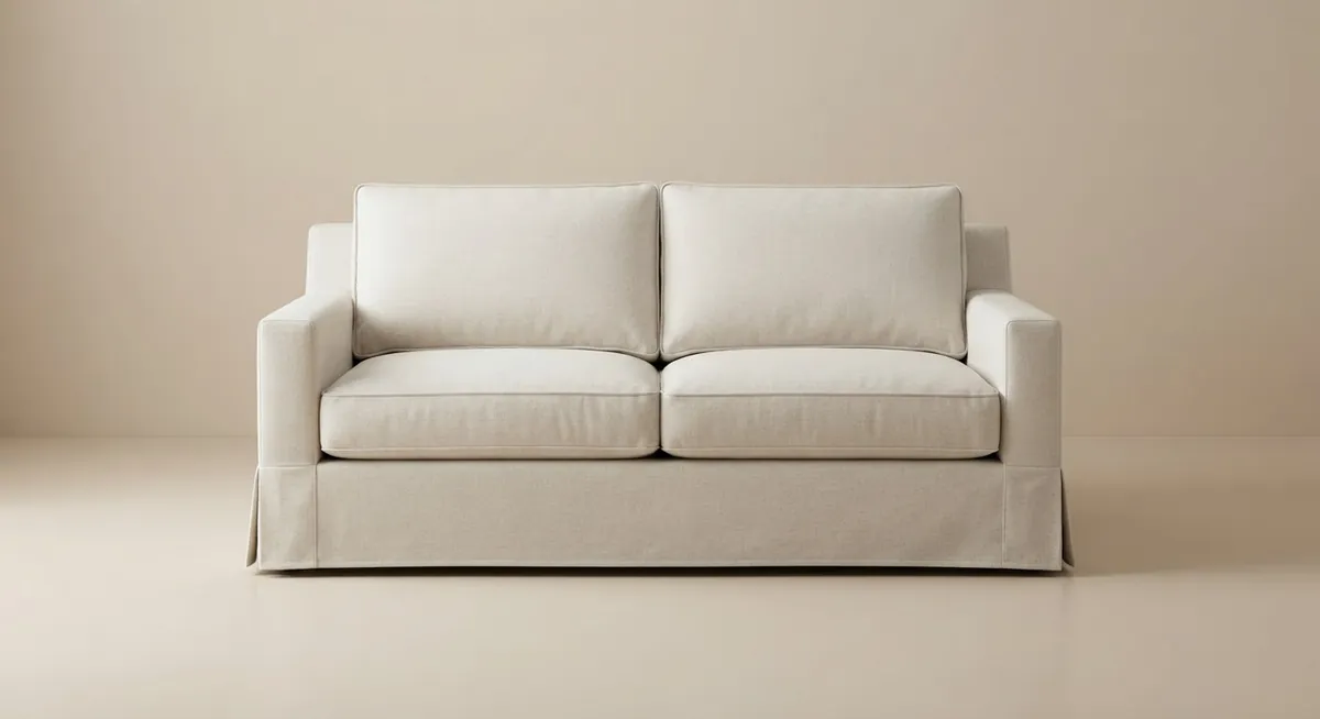 Washable slipcover loveseat