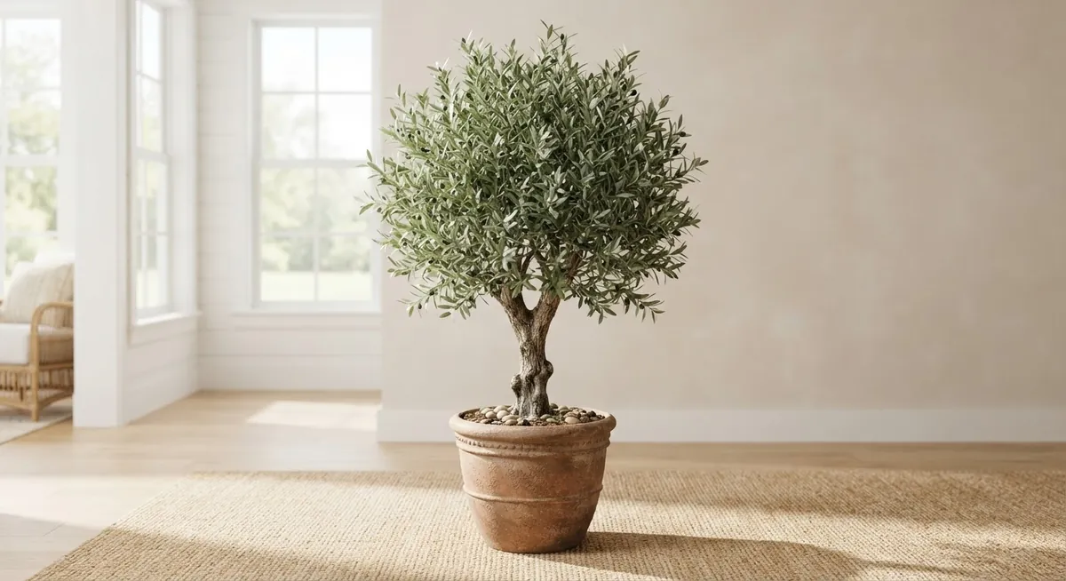 Mature potted olive tree 8ft