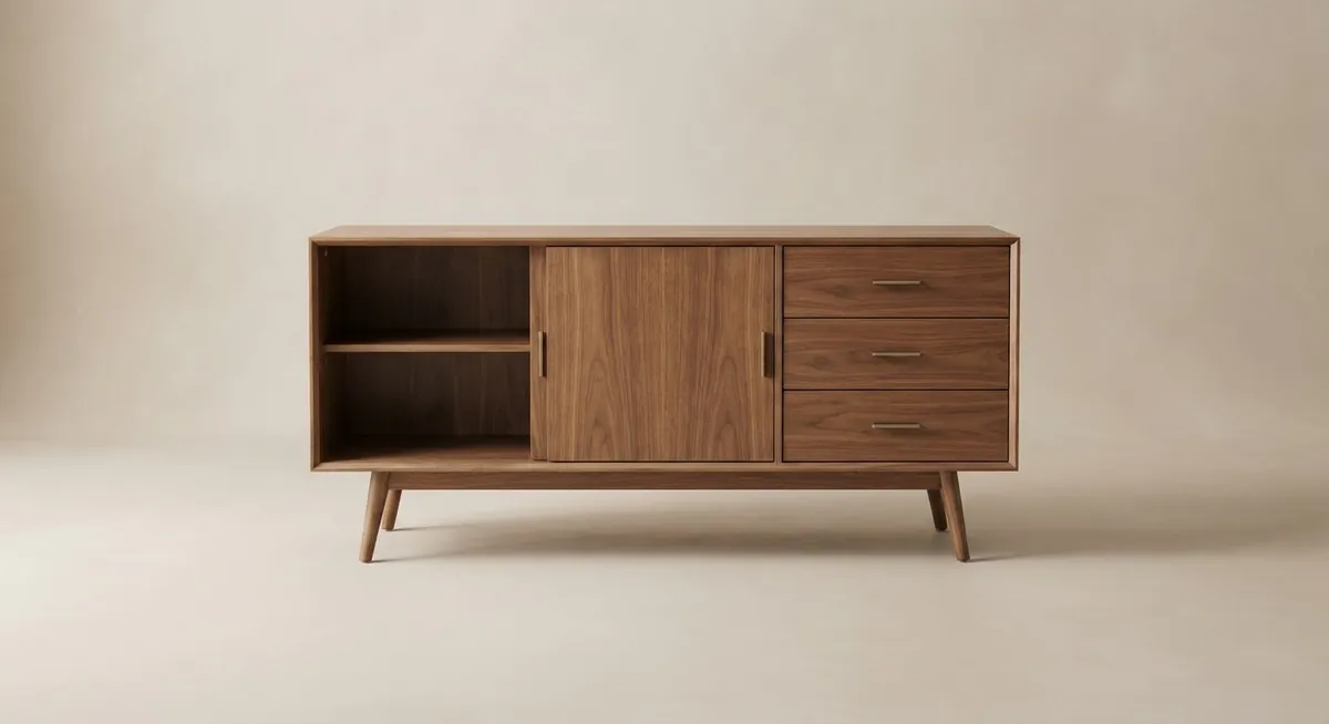 Mid-century style credenza