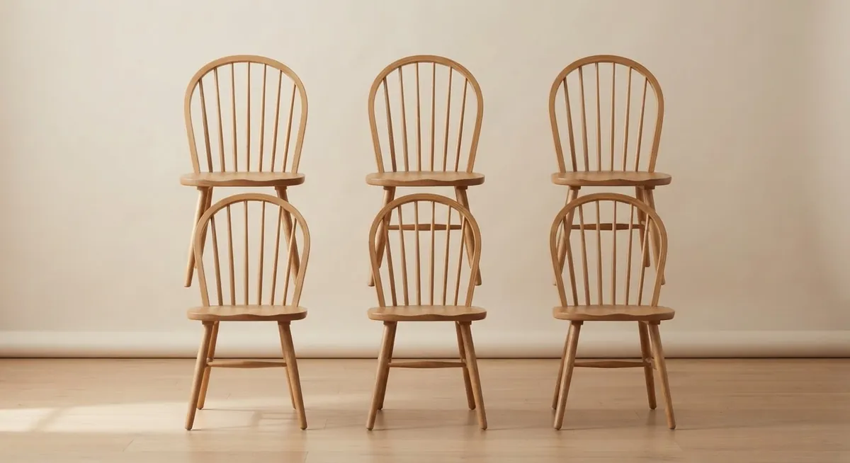 Windsor spindle chair set of 6